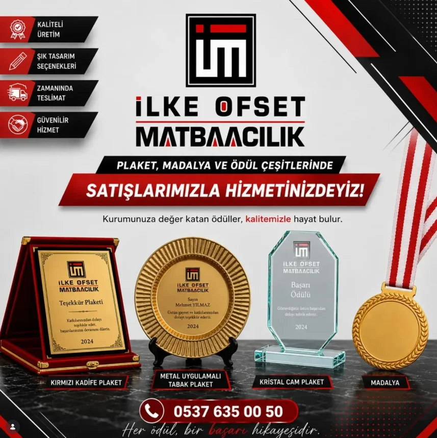 PLAKET - MADALYA - ÖDÜL